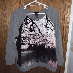 Lake Scene Sweater